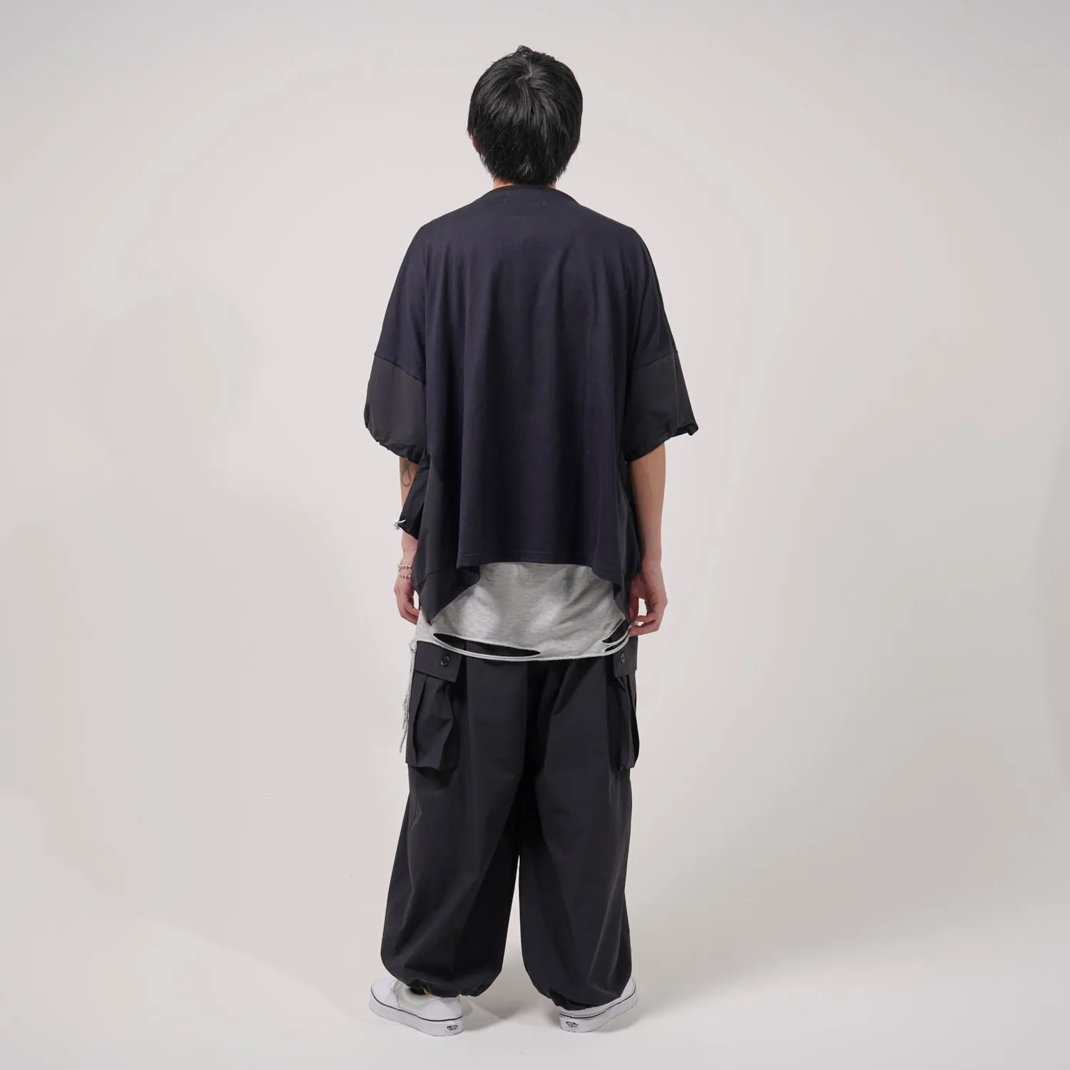 [2023 summer] EFFECTEN / balloon wide cargo pants (plain)
