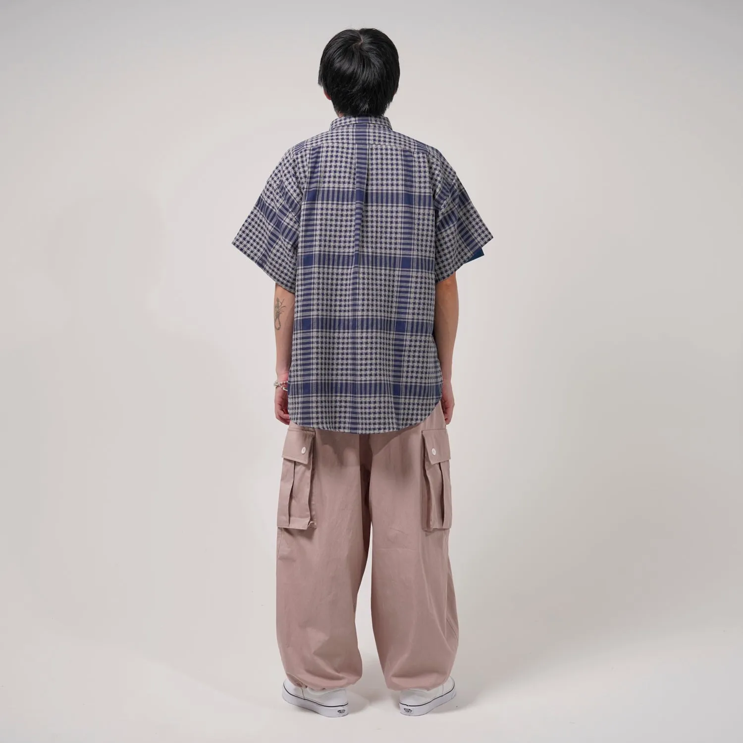[2023 summer] EFFECTEN / balloon wide cargo pants (plain)
