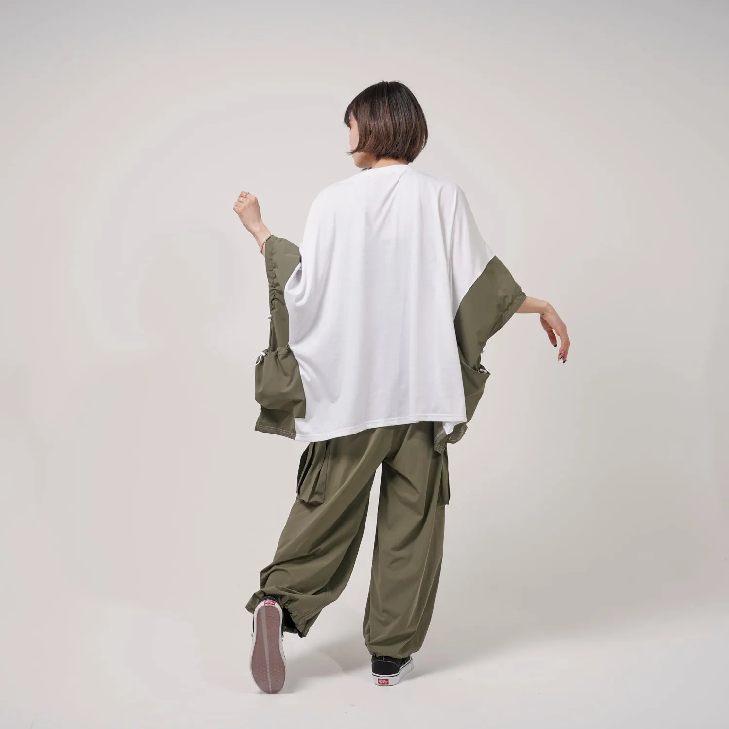 [2023 summer] EFFECTEN / balloon wide cargo pants (plain)