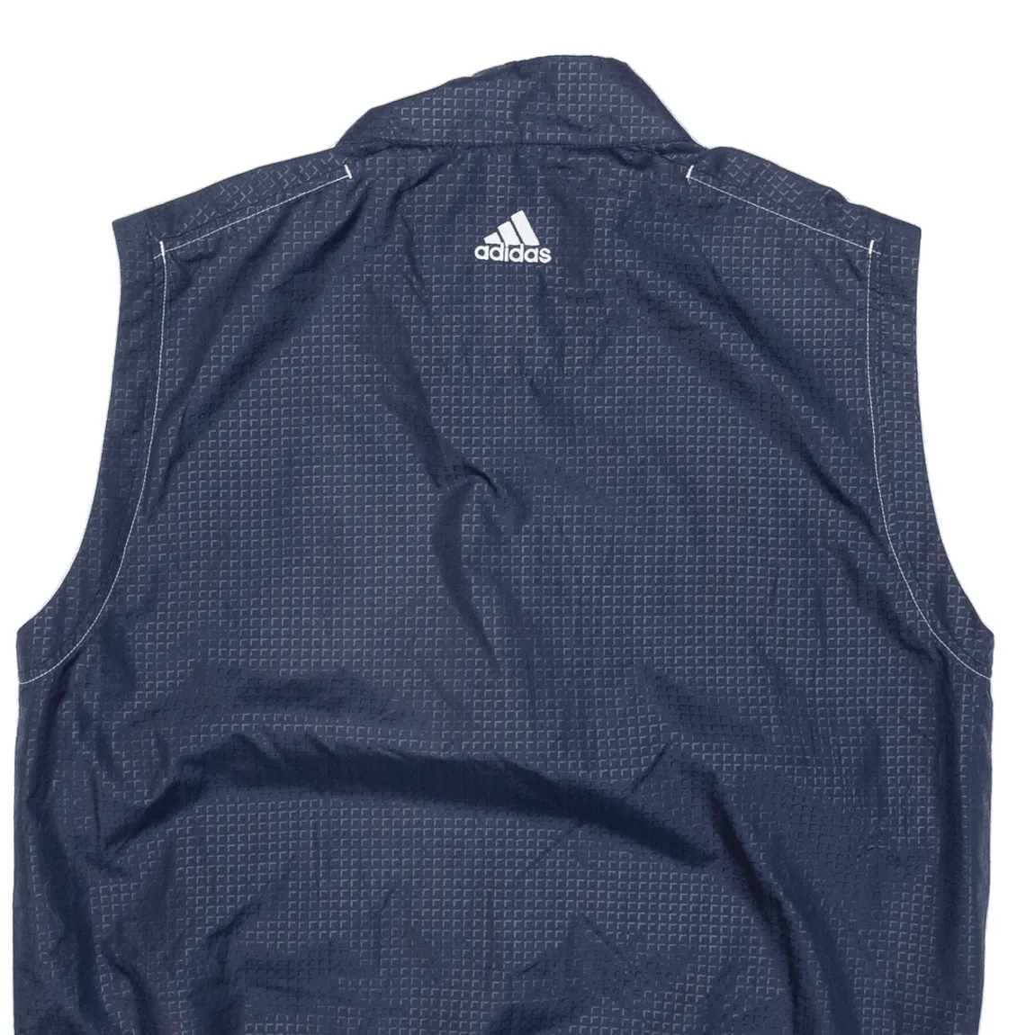 ADIDAS Mens Pullover Gilet Blue S
