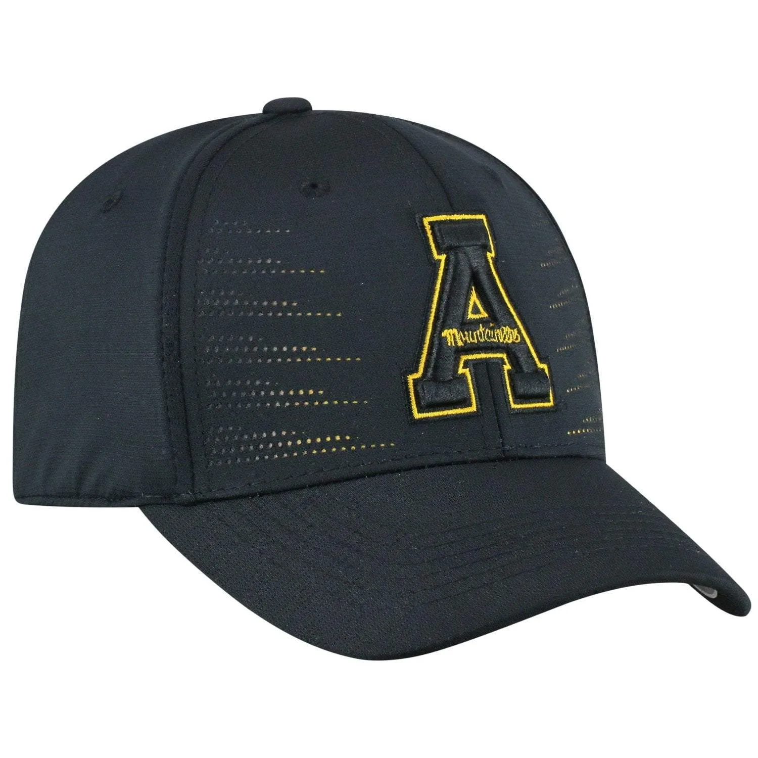 Appalachian State Mountaineers TOW Black "Dazed" Structured Flexfit Hat Cap