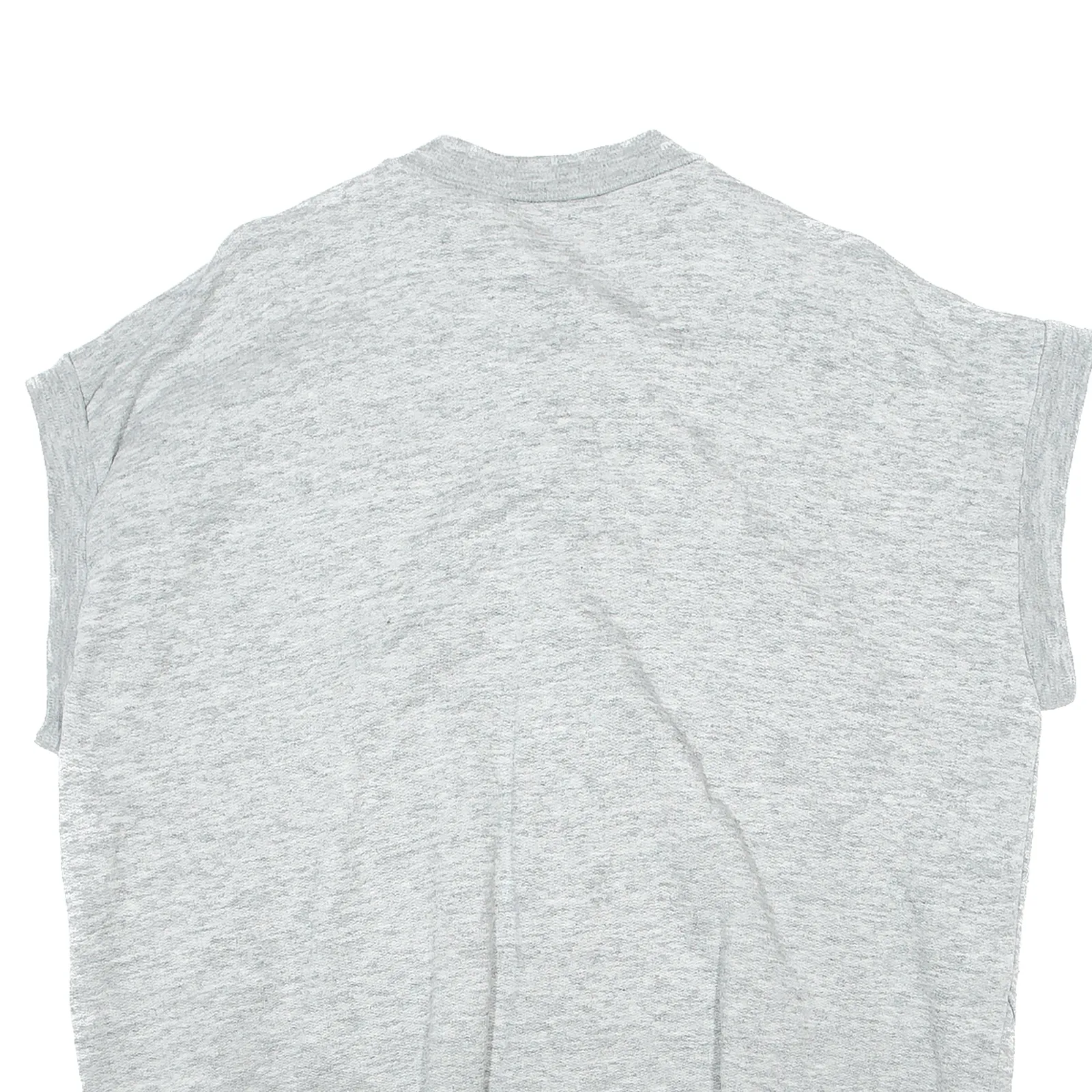 Button Up Gilet Grey Sweatshirt M