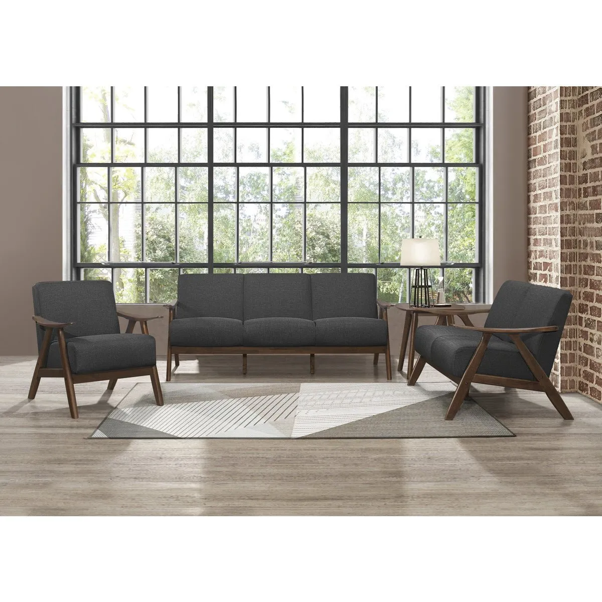 Damala Dark Grey Sofa