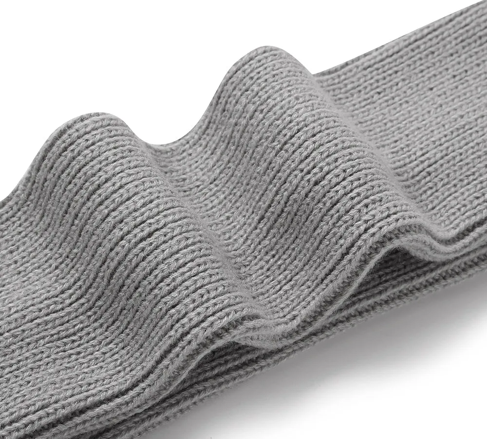 EVERAU® Women Stretchy Ribbed Knit Stirrup Leg Warmers