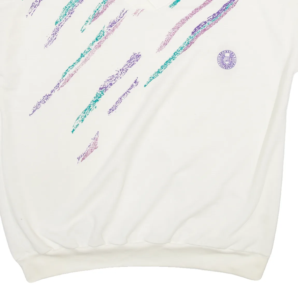 GILET TAGLIA Short Sleeved Sporting Collection Club Womens Sweatshirt White XL