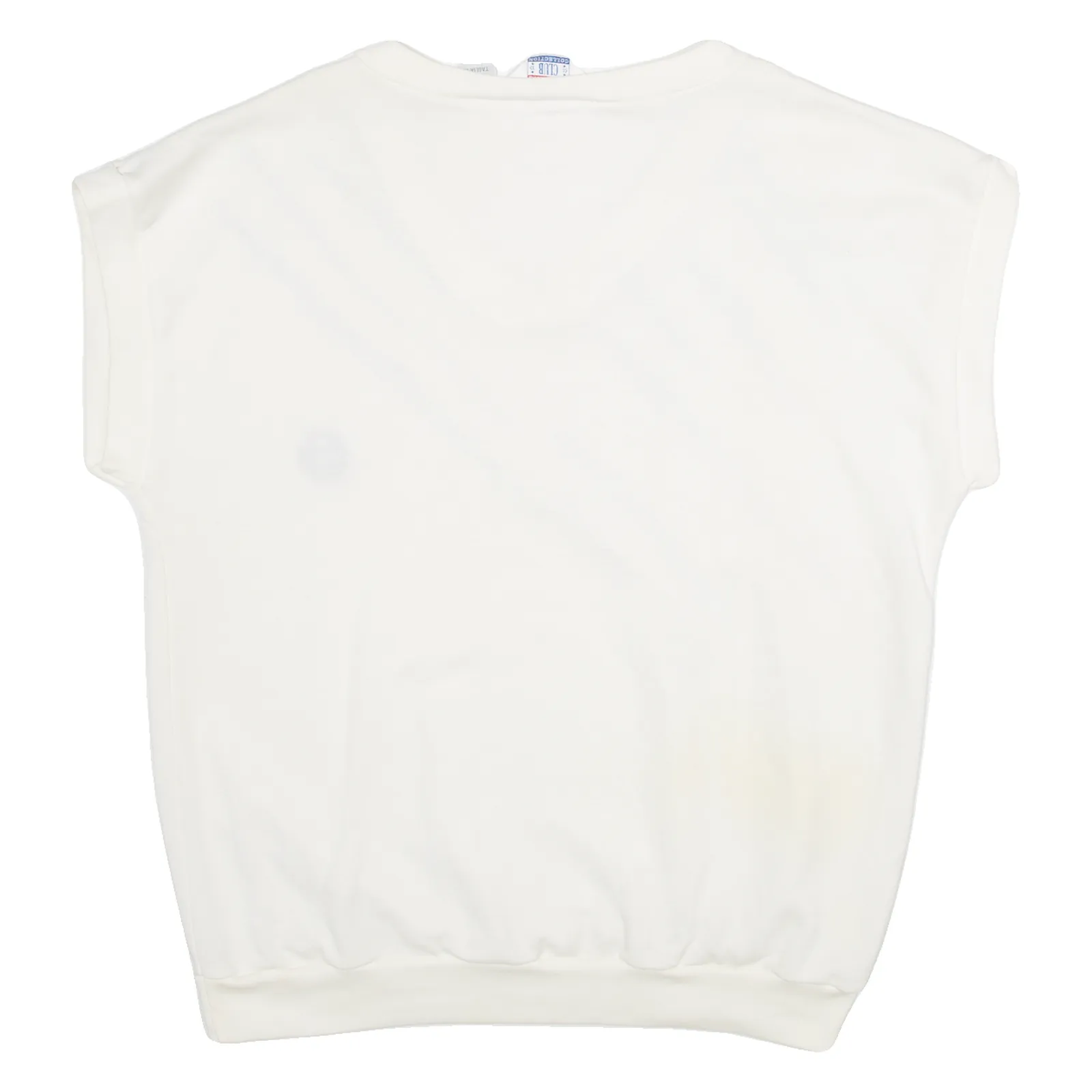 GILET TAGLIA Short Sleeved Sporting Collection Club Womens Sweatshirt White XL