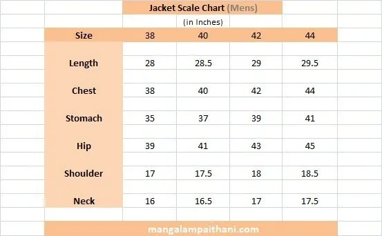 Golden Zari Paithani Jacket For Men