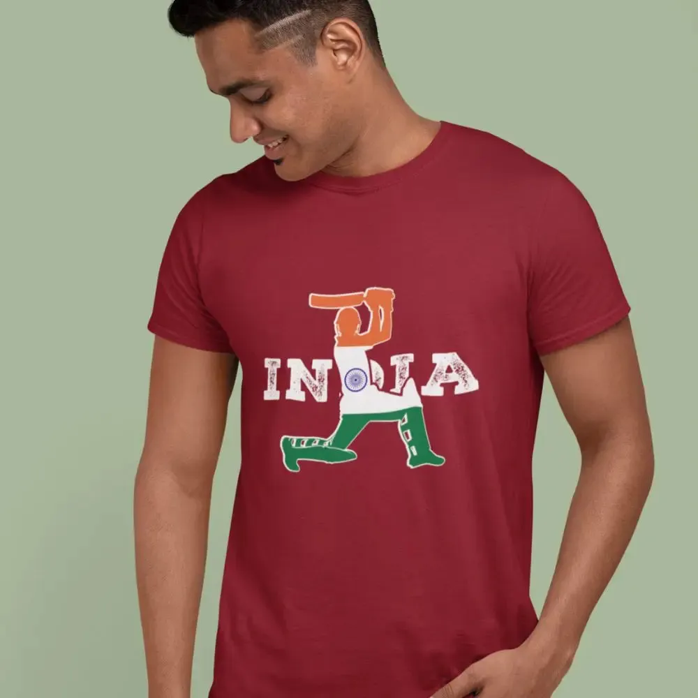 India Round Neck Half Sleeve Classic T-Shirt