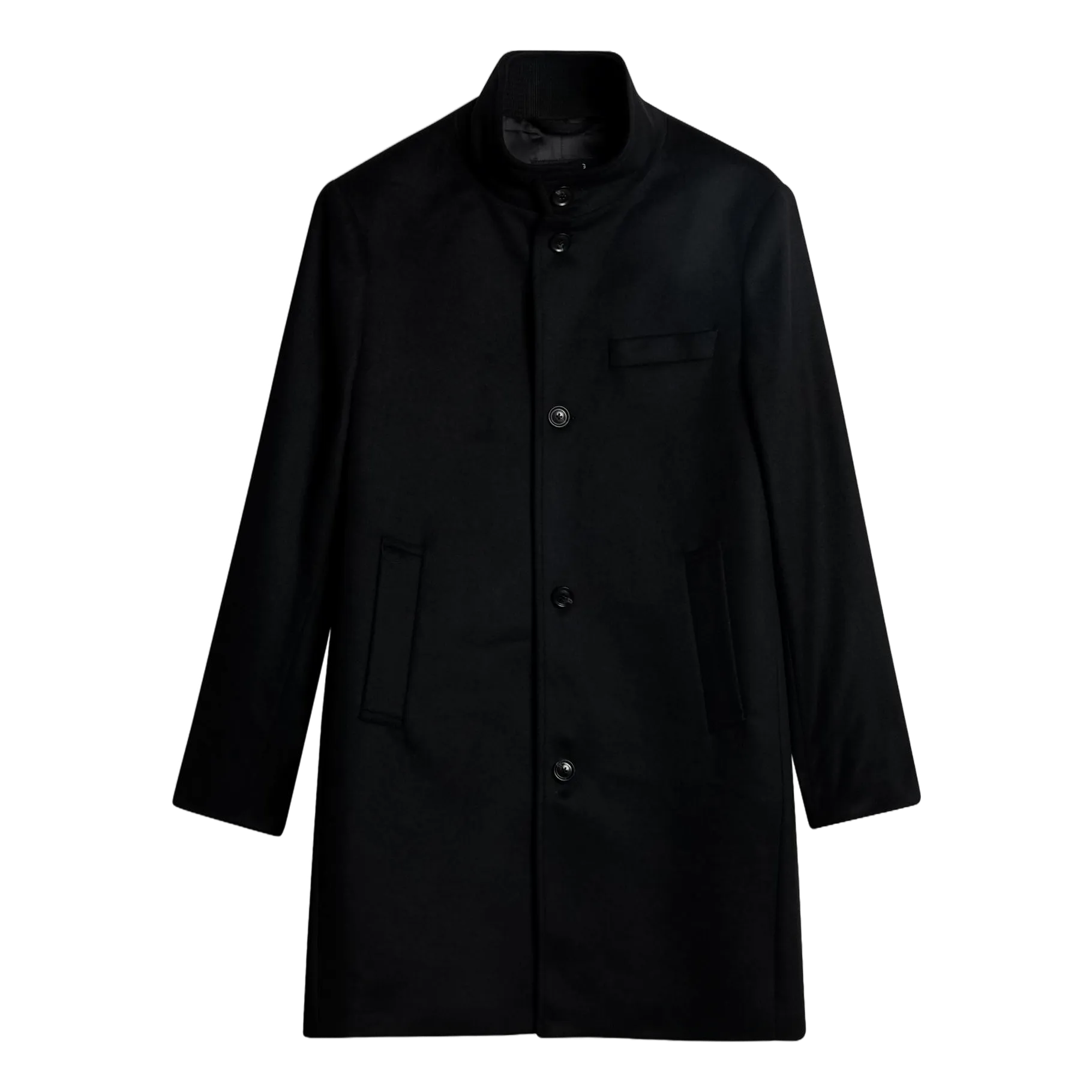 Jesse Melton Cashmere Coat Black