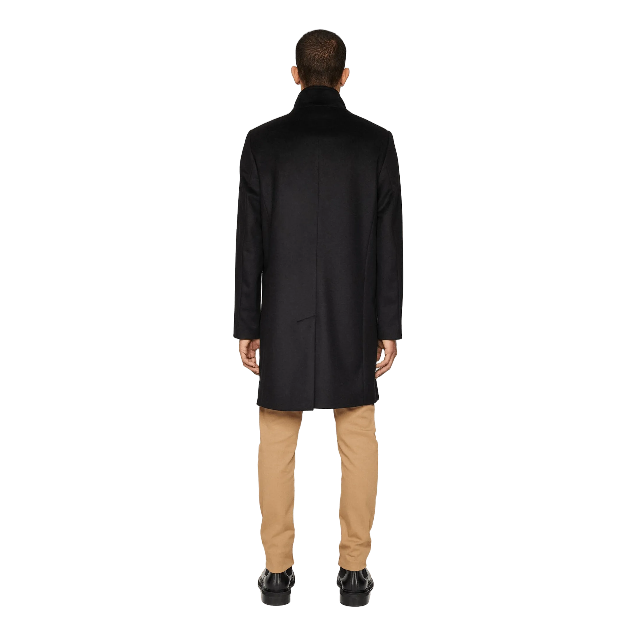 Jesse Melton Cashmere Coat Black