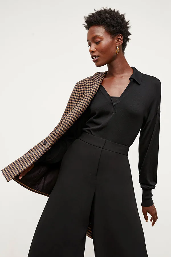 Leo Pullover - Silk Jersey :: Black