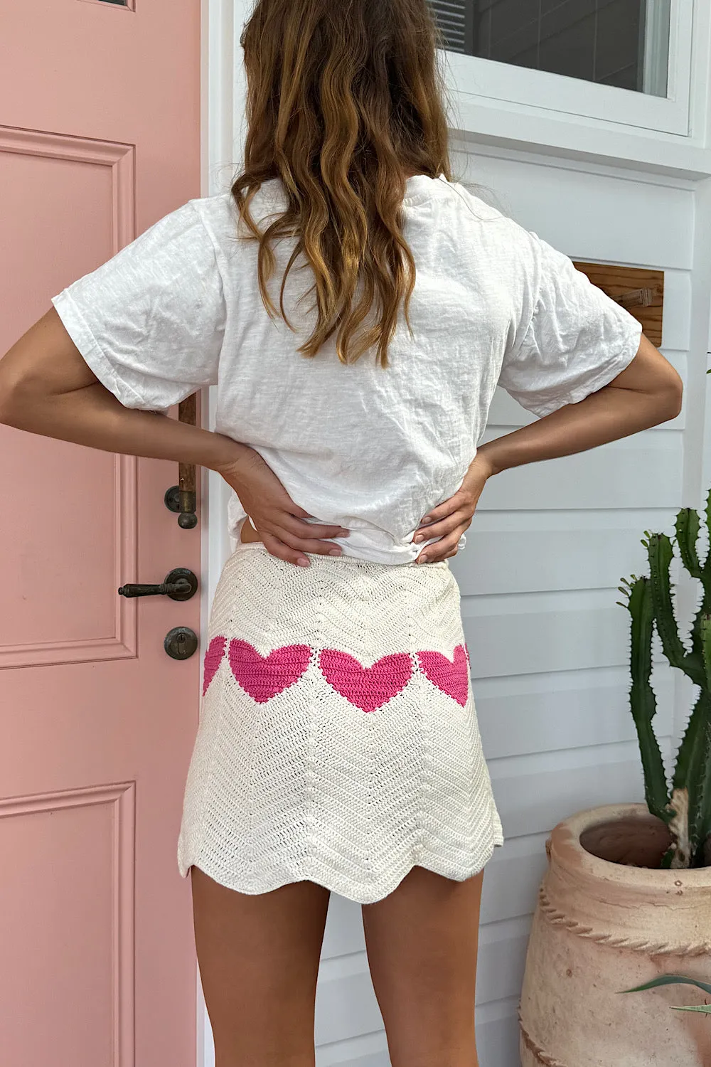 Lover Crochet Mini Skirt