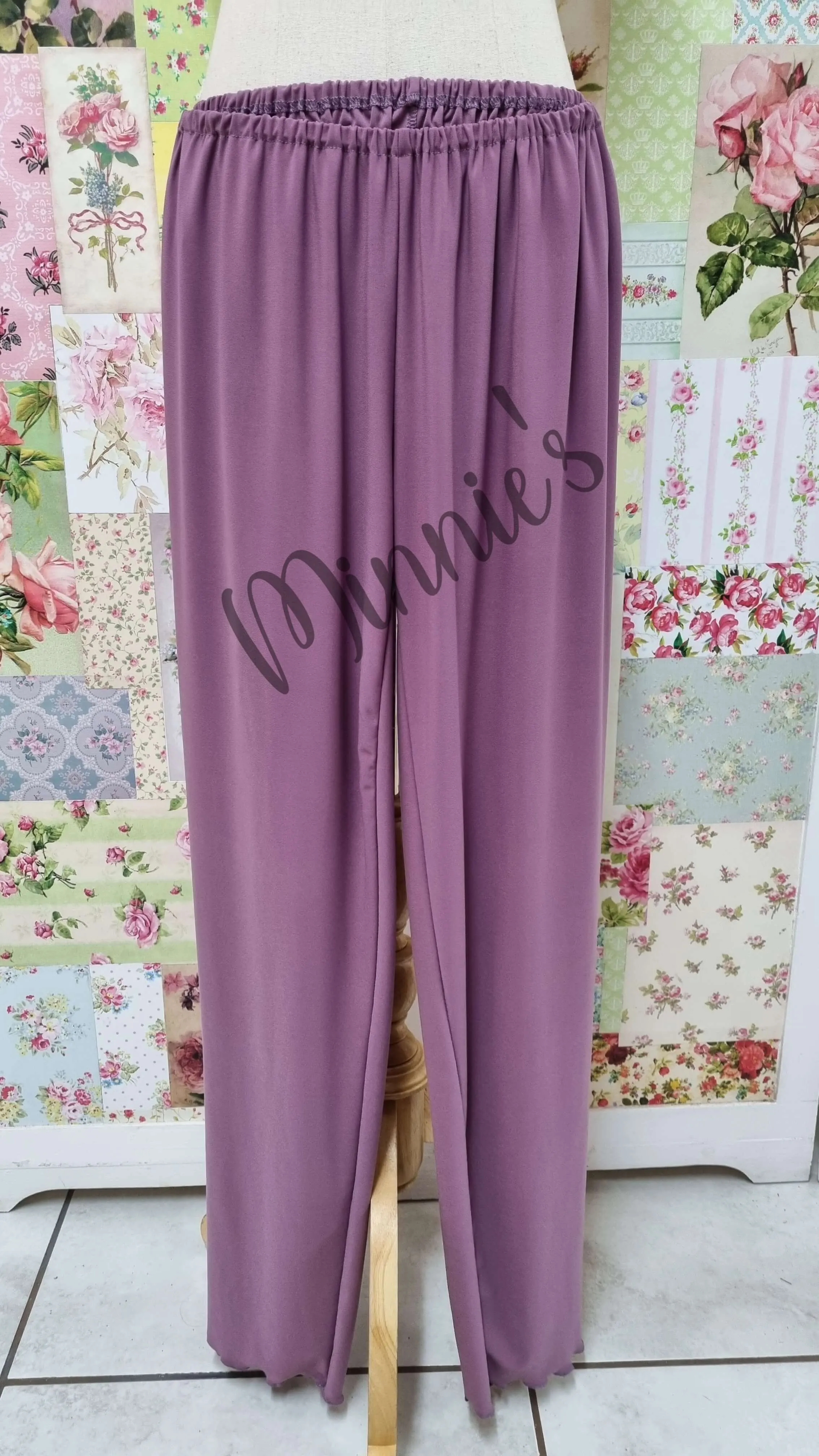 Mauve 3-Piece Pants Set LR0405