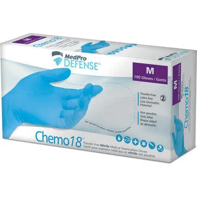 MedPro Defense Chemo18 Nitrile Powder-Free Exam Gloves