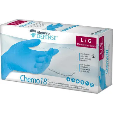 MedPro Defense Chemo18 Nitrile Powder-Free Exam Gloves