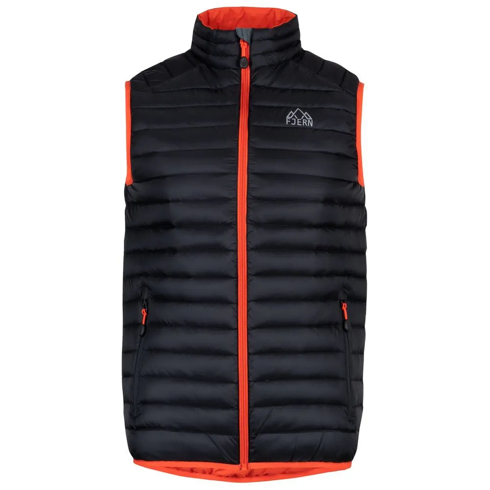 Mens Aktiv Down Gilet (Black/Orange)