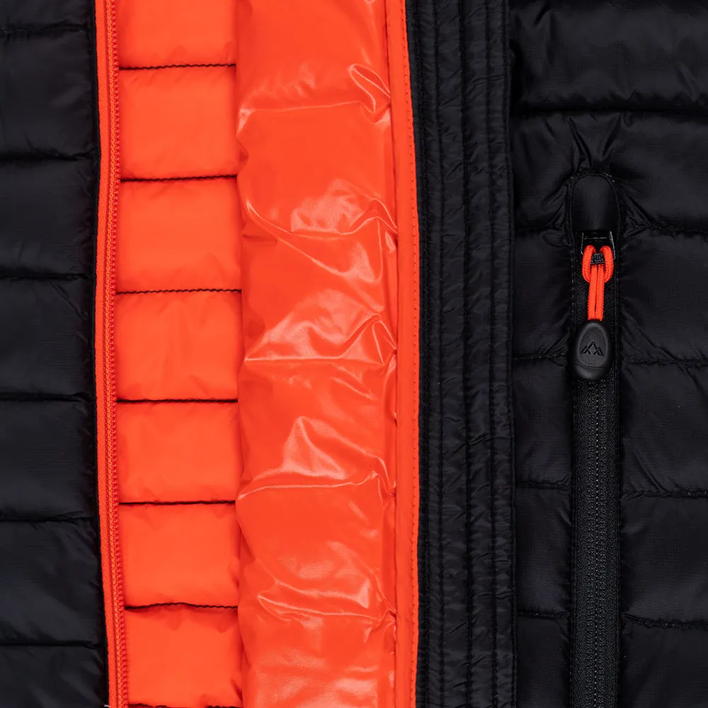 Mens Aktiv Down Gilet (Black/Orange)