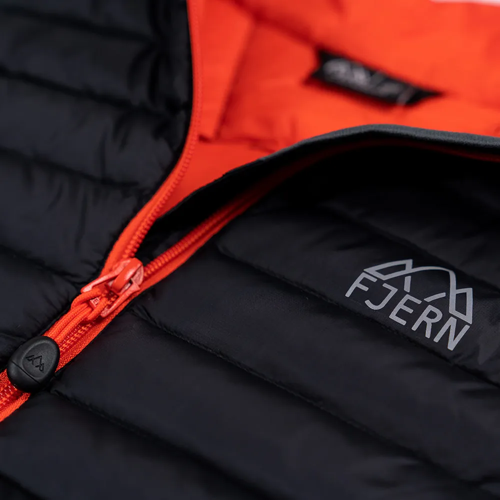 Mens Aktiv Down Gilet (Black/Orange)