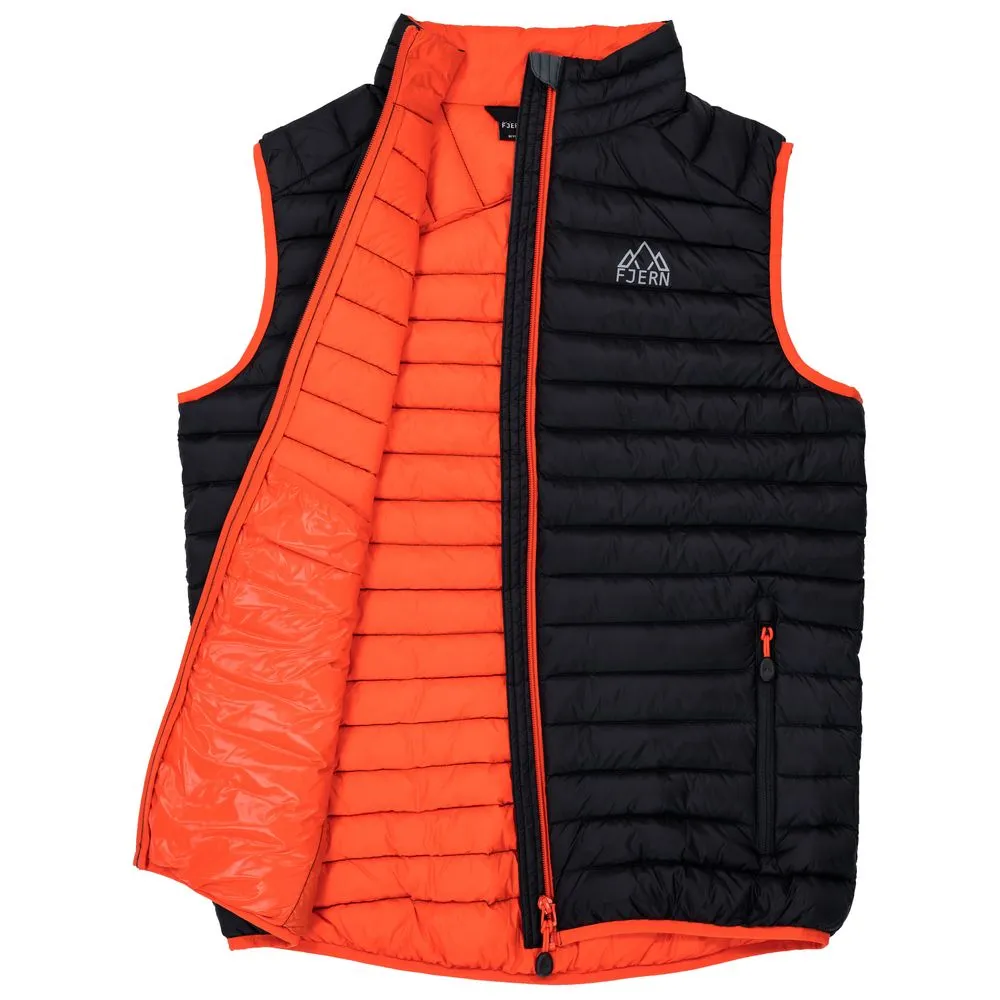 Mens Aktiv Down Gilet (Black/Orange)