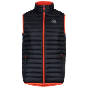 Mens Aktiv Down Gilet (Black/Orange)