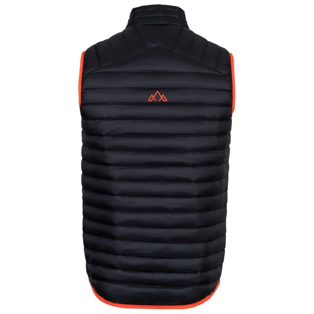 Mens Aktiv Down Gilet (Black/Orange)
