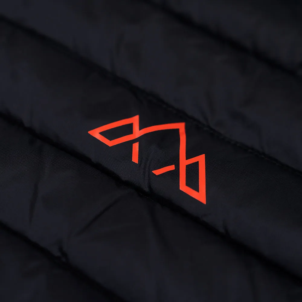Mens Aktiv Down Gilet (Black/Orange)