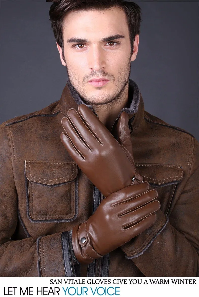 Mens Leather Gloves