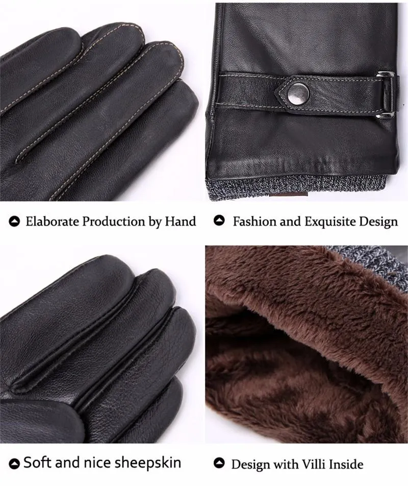 Mens Leather Gloves