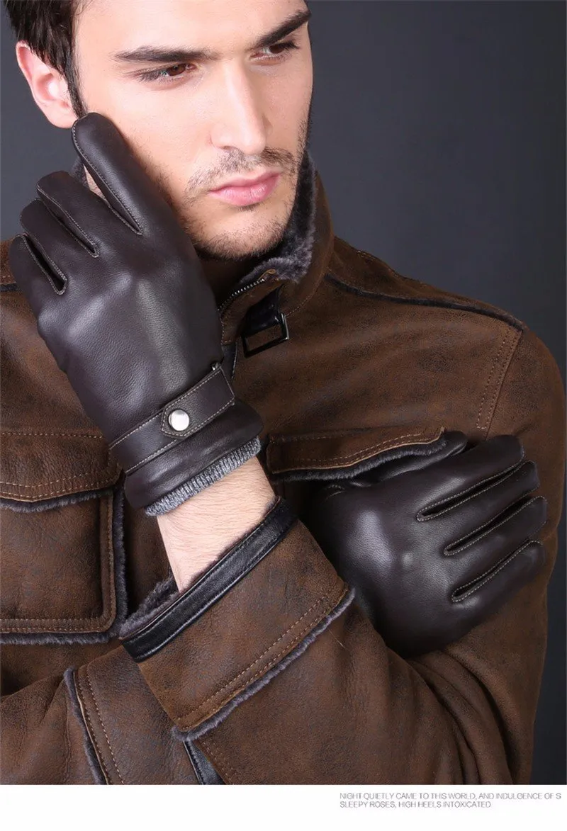 Mens Leather Gloves