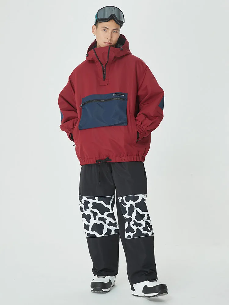 Men's Winter Baggy Snowboard Suit Prime Bomber Snow Jacket & Pants