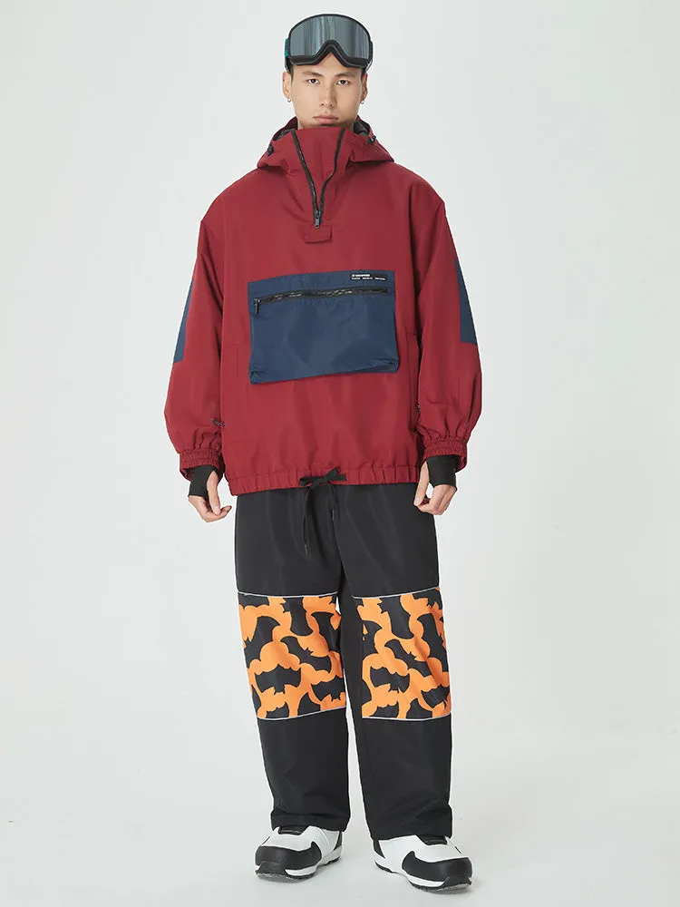 Men's Winter Baggy Snowboard Suit Prime Bomber Snow Jacket & Pants