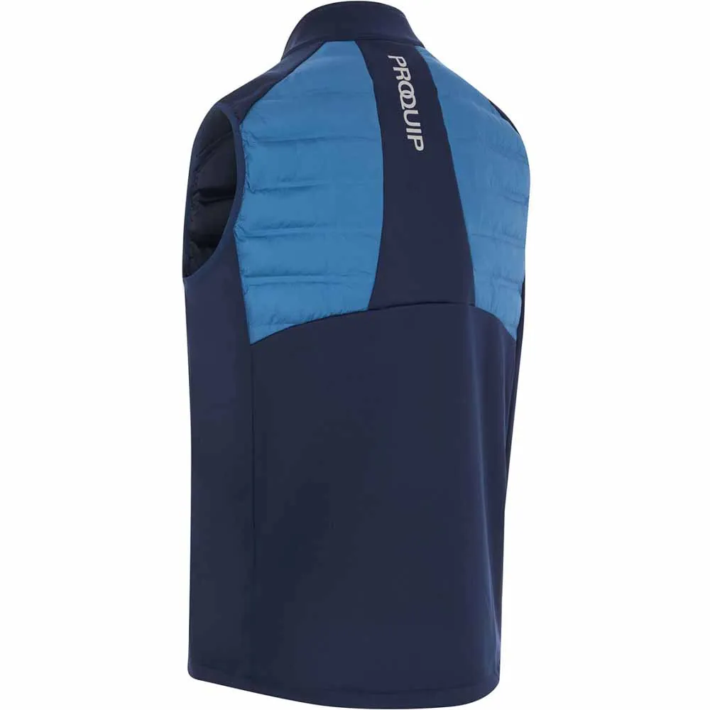 ProQuip Helm Quilt Gilet - Navy/Mid Blue