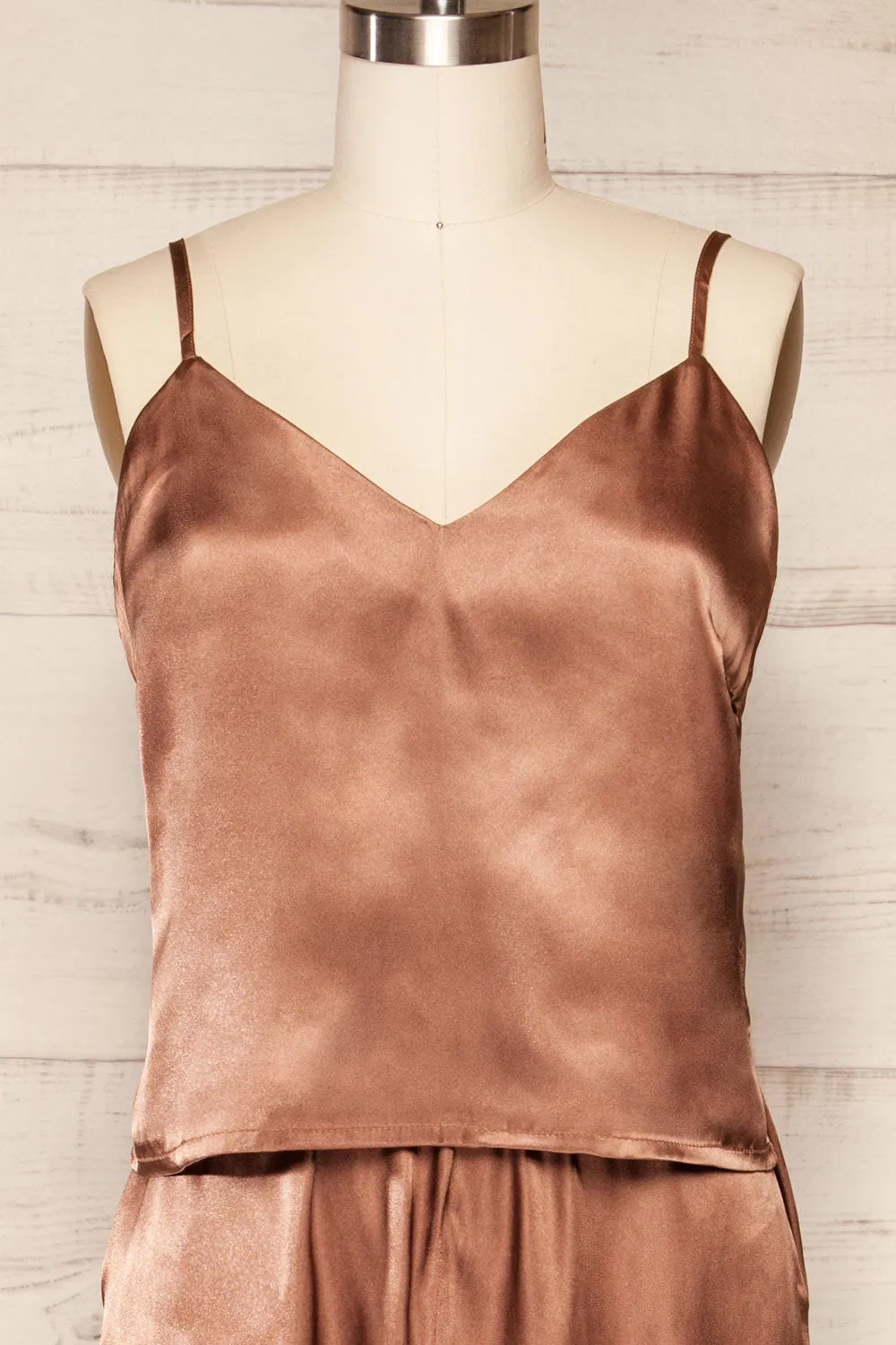 Set Prigatef | Satin Cami & Pants