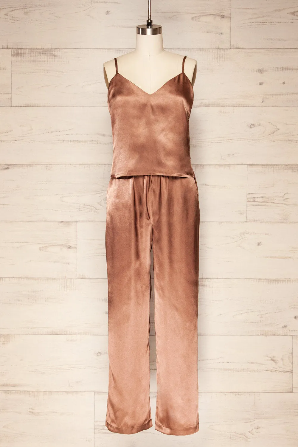 Set Prigatef | Satin Cami & Pants