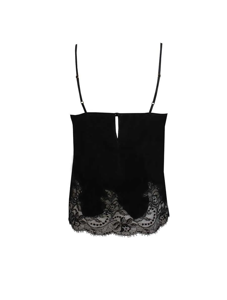Signature Silk Camisole - Black