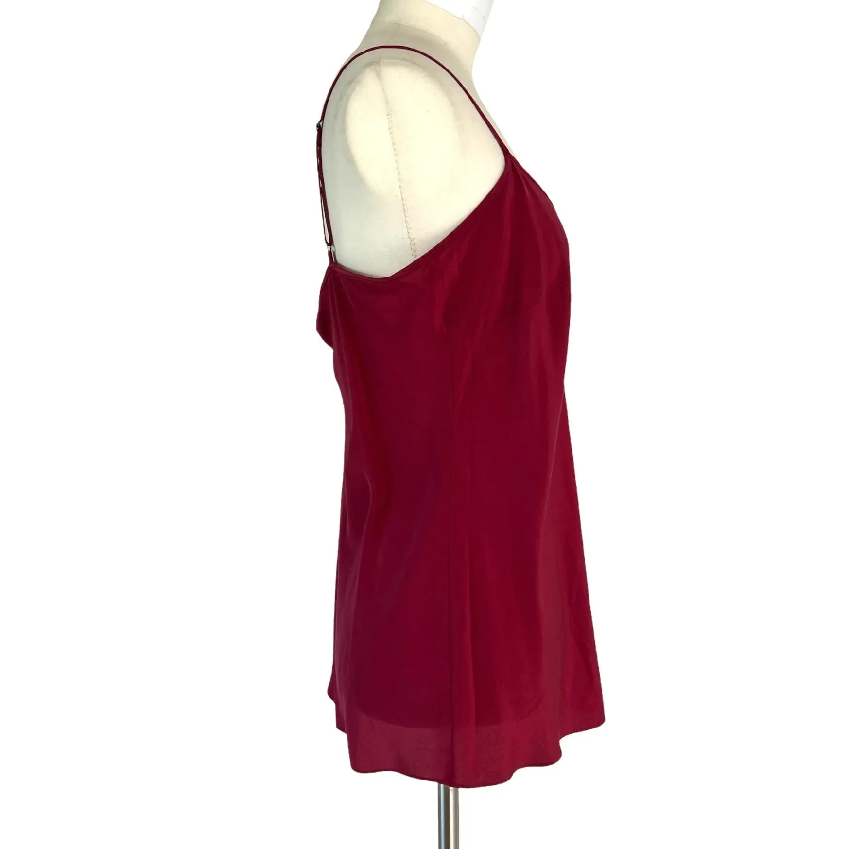 Silk Red Camisole - S