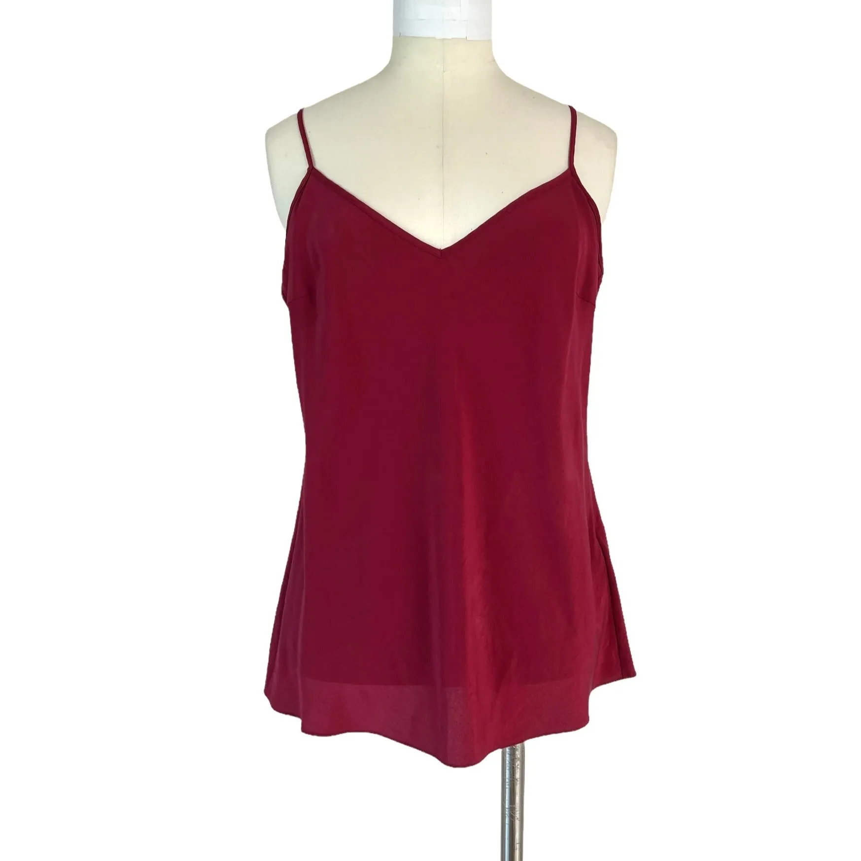 Silk Red Camisole - S