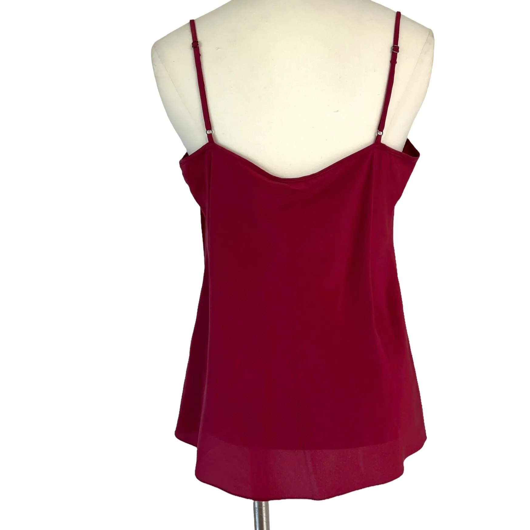 Silk Red Camisole - S