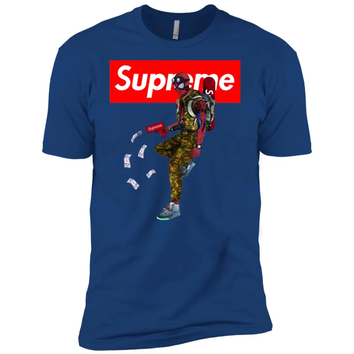 Supreme Spider Man Best T-shirt Men Short Sleeve T-Shirt