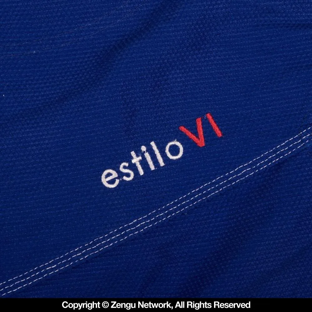 Tatami "Estilo 6.0" BJJ Gi - Blue/Silver