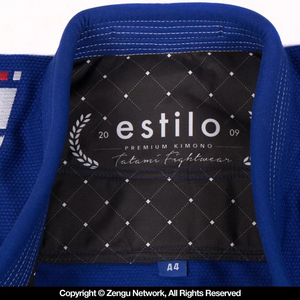 Tatami "Estilo 6.0" BJJ Gi - Blue/Silver