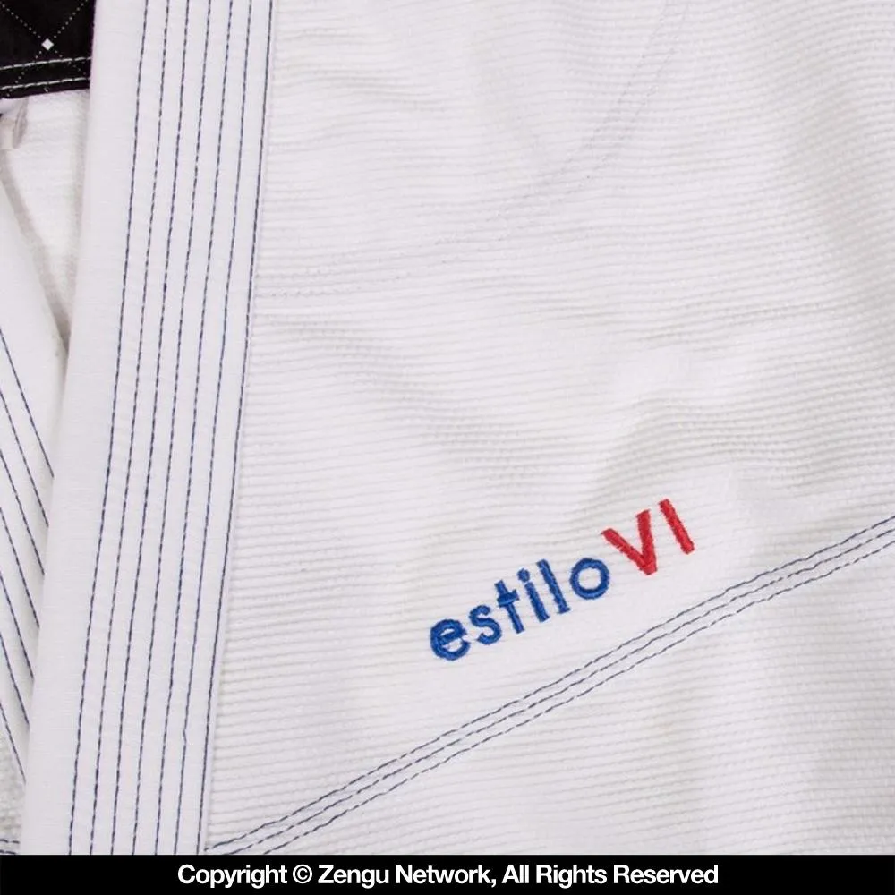 Tatami "Estilo 6.0" Women's BJJ Gi - White/Blue