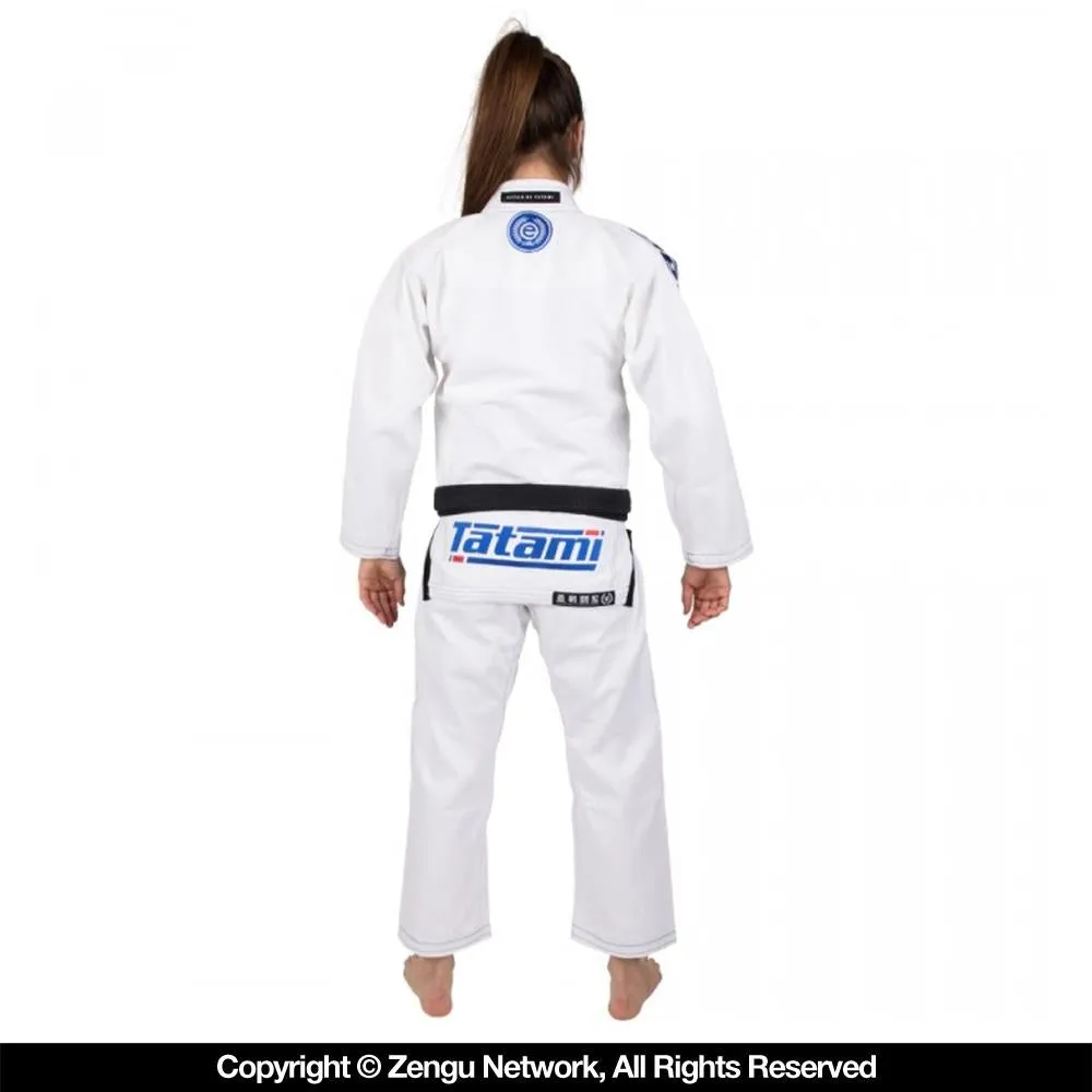 Tatami "Estilo 6.0" Women's BJJ Gi - White/Blue