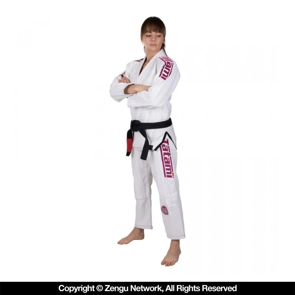 Tatami "Estilo 6.0" Women's BJJ Gi - White/Pink