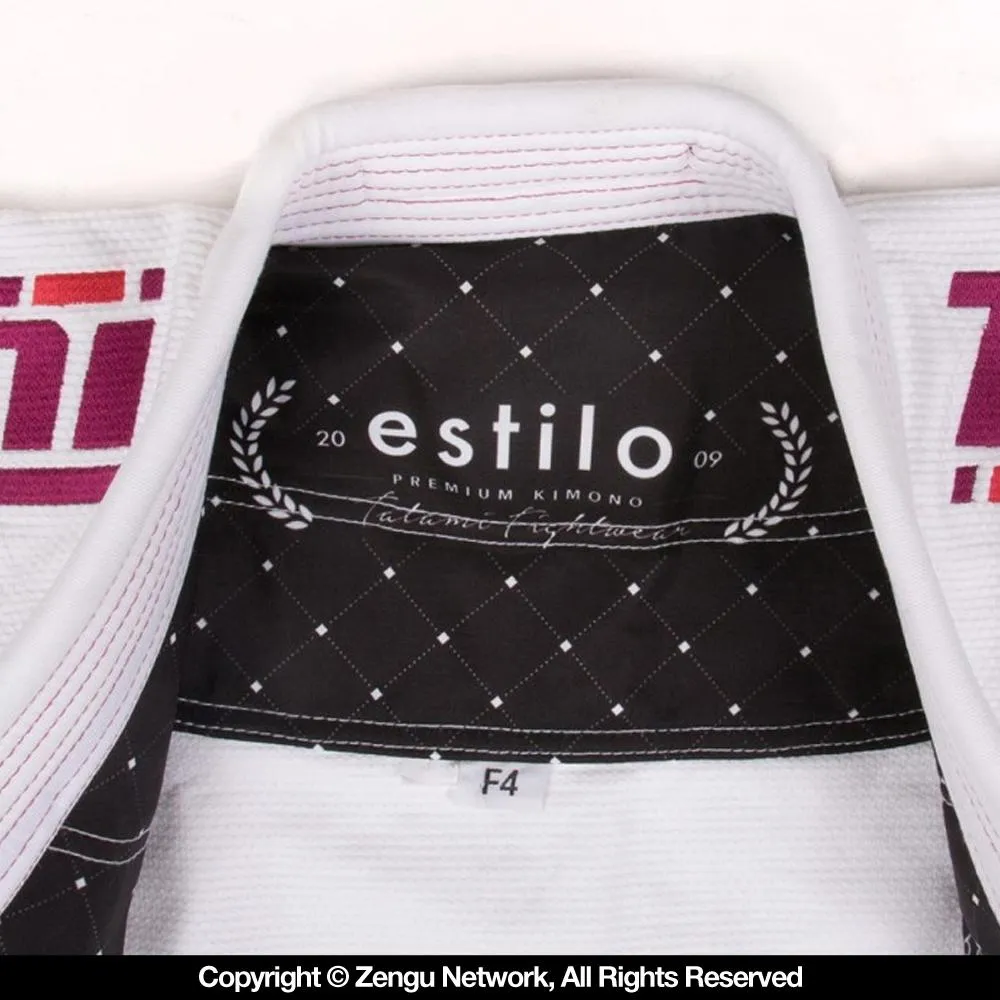 Tatami "Estilo 6.0" Women's BJJ Gi - White/Pink