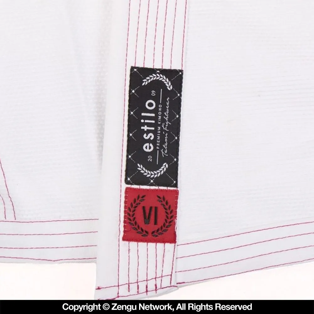 Tatami "Estilo 6.0" Women's BJJ Gi - White/Pink