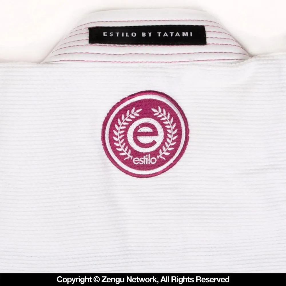 Tatami "Estilo 6.0" Women's BJJ Gi - White/Pink