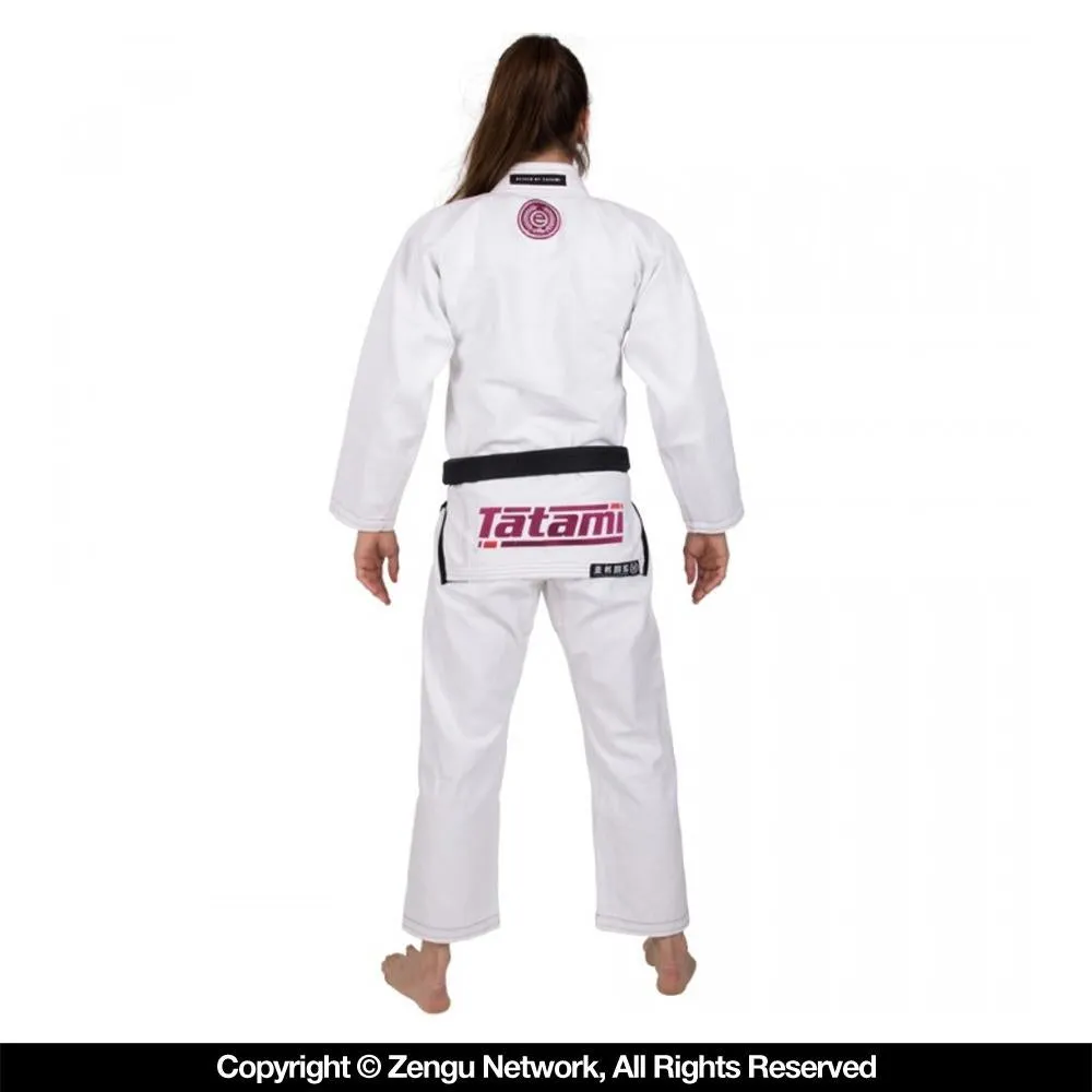 Tatami "Estilo 6.0" Women's BJJ Gi - White/Pink