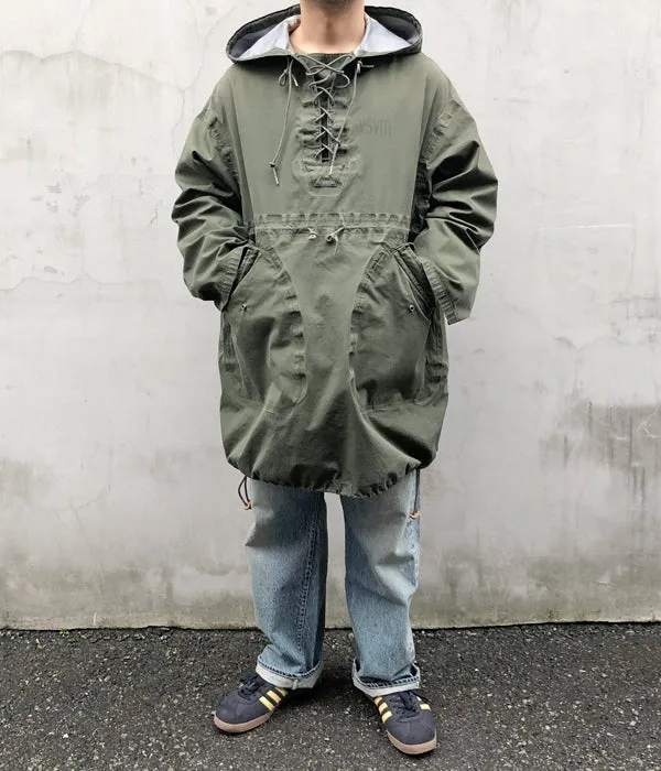 visvim/CHINOOK PONCHO 3L DMGD (OLIVE)