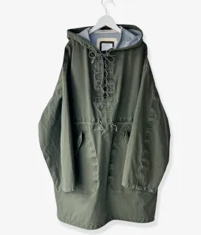 visvim/CHINOOK PONCHO 3L DMGD (OLIVE)